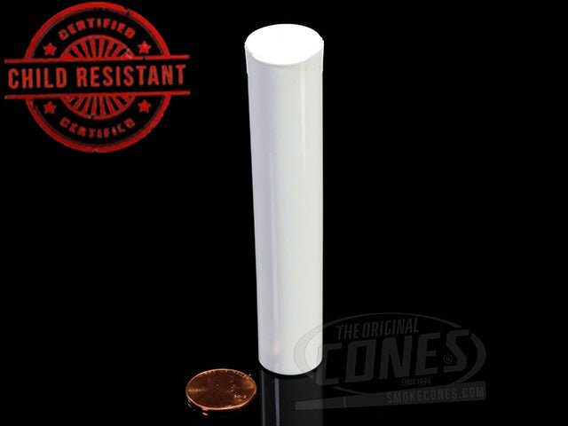 Squeezetops® 70mm-84mm Opaque Child Resistant J-Tubes (073100-CR) 1000/Box BLK (Opaque Black) - 2