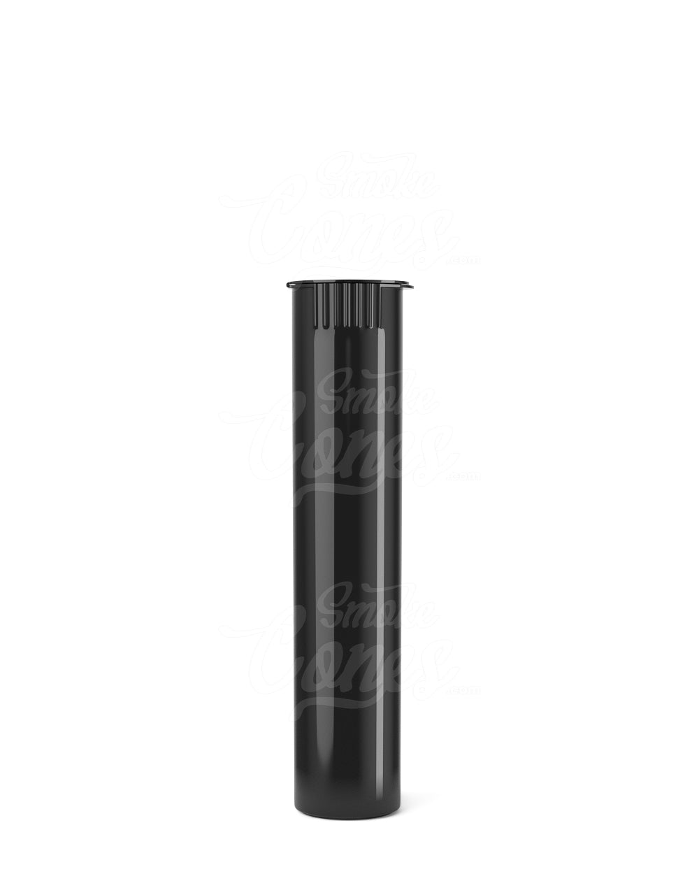 98mm Child Resistant Pop Top Opaque Black Plastic Pre-Roll Tubes