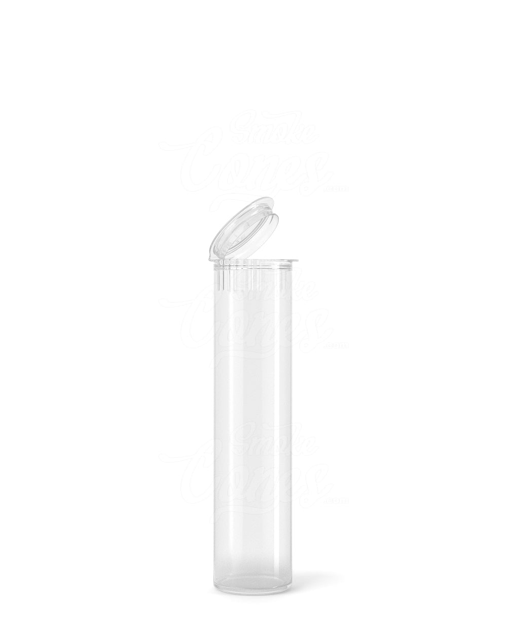 78mm Child Resistant Pop Top Clear Plastic Pre-Roll Tubes 1200/Box - 1