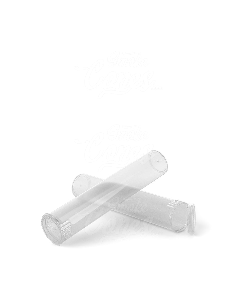 98mm Child Resistant Pop Top Clear Plastic PCR Pre - Roll Tubes 1000/Box - 9