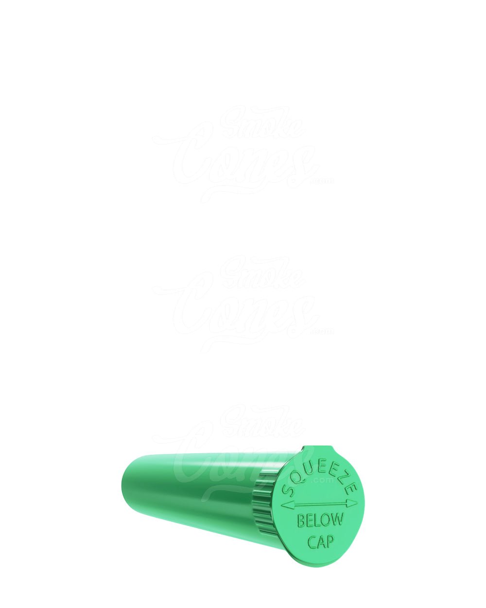 95mm Green Opaque Child Resistant Pop Top Plastic Pre-Roll Tubes 1000/Box - 5