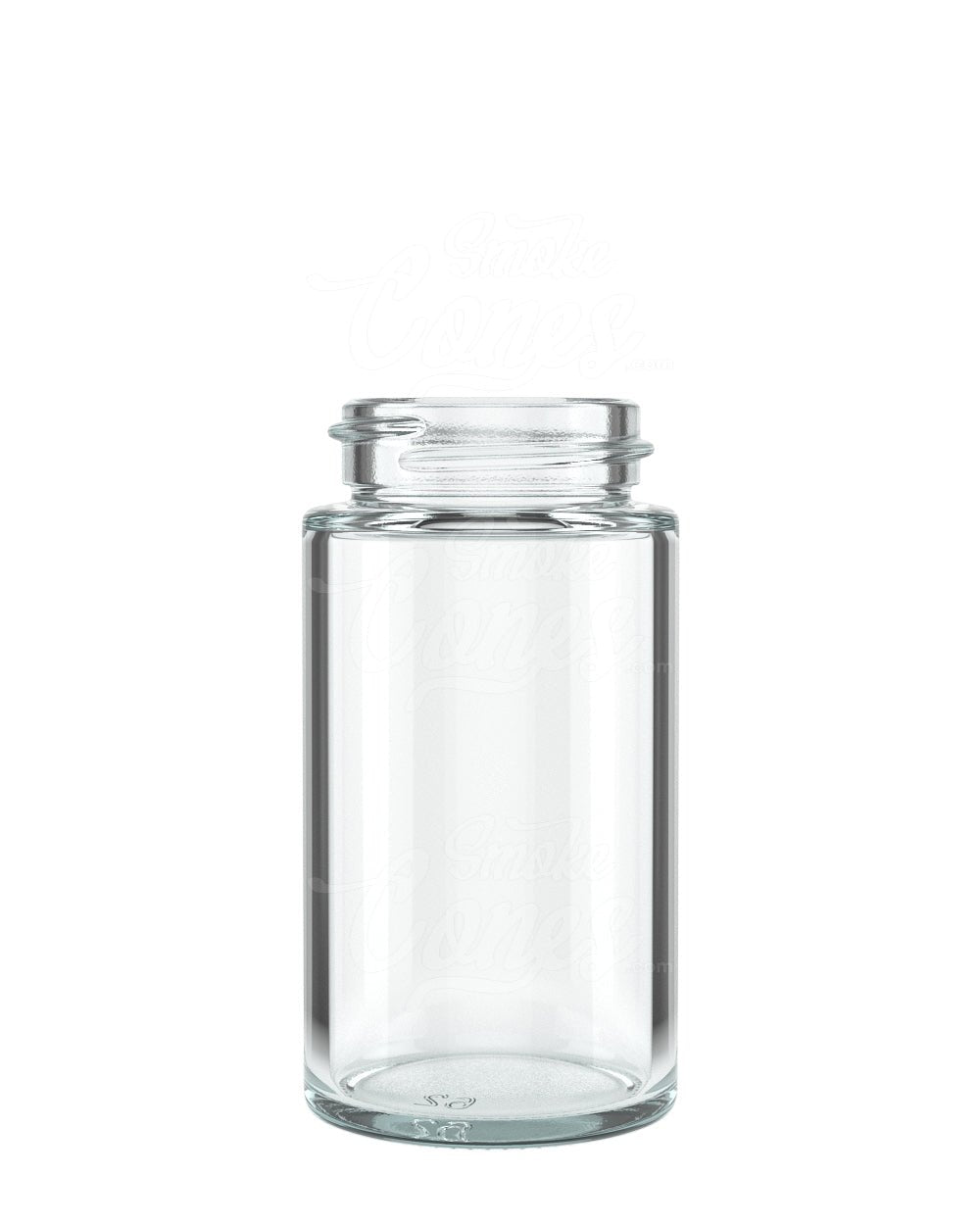2oz Wide Mouth Straight Sided Clear Glass Jars 180/Box - 1