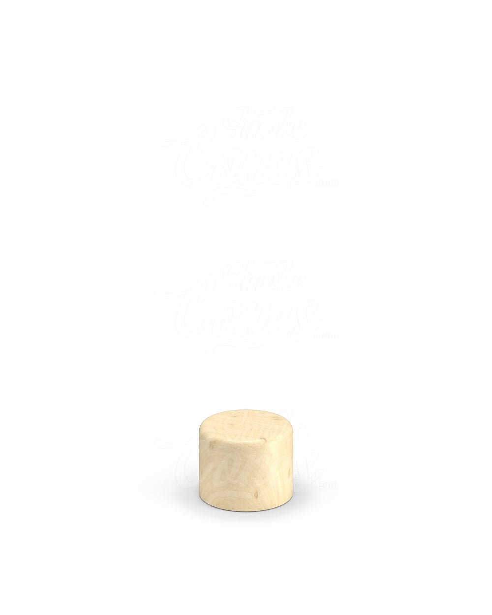 18mm Smooth Push and Turn Child Resistant Plastic Caps With Foam Liner - Spruce Wood - 400/Box - 3