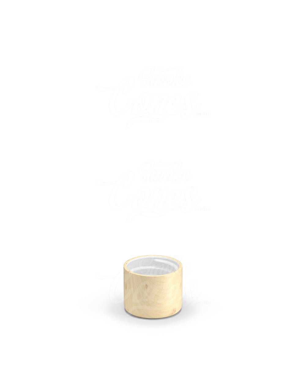 18mm Smooth Push and Turn Child Resistant Plastic Caps With Foam Liner - Spruce Wood - 400/Box - 4
