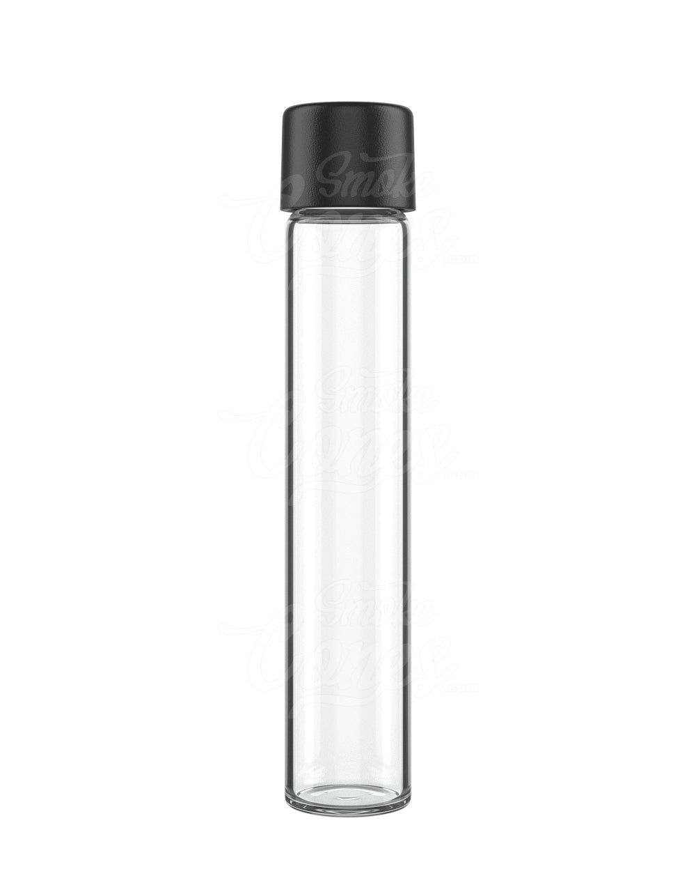 120mm Glass Tube With Child Resistant Black Cap 500/Box - 1