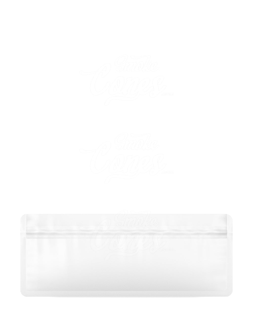 Matte-White 7" x 2.7" Mylar Tamper Evident Bags For Pre-Roll/Syringe (2 grams) 1000/Box