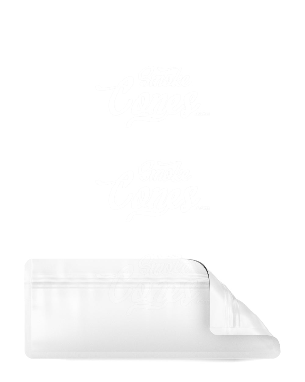 Matte-White 7" x 2.7" Mylar Tamper Evident Bags For Pre-Roll/Syringe (2 grams) 1000/Box