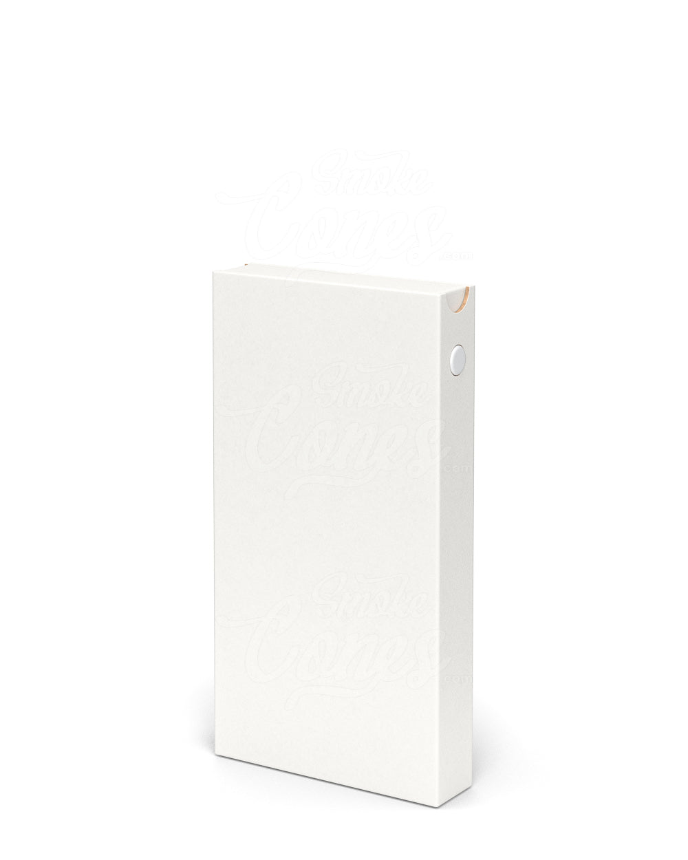 145mm Slim Recyclable White Cardboard Child Resistant Joint Container With Press Button 100/Box - 4