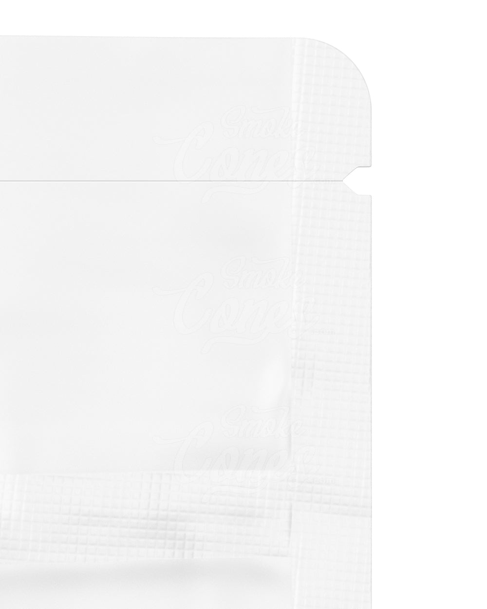 Matte-White 7" x 2.7" Mylar Tamper Evident Bags For Pre-Roll/Syringe (2 grams) 1000/Box