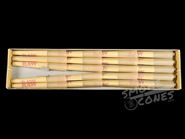 RAW 70mm Pre Rolled Cones 12 Pack Display Case (20 Cones Per Pack) - 3