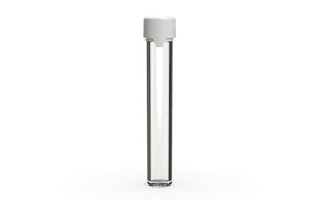 CHUBBY GORILLA | Child Resistant Clear Plastic Aviator Pre-Roll Tubes w/ White Cap | 25mm - 115mm - 400 Count