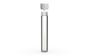 CHUBBY GORILLA | Child Resistant Clear Plastic Aviator Pre-Roll Tubes w/ White Cap | 25mm - 115mm - 400 Count