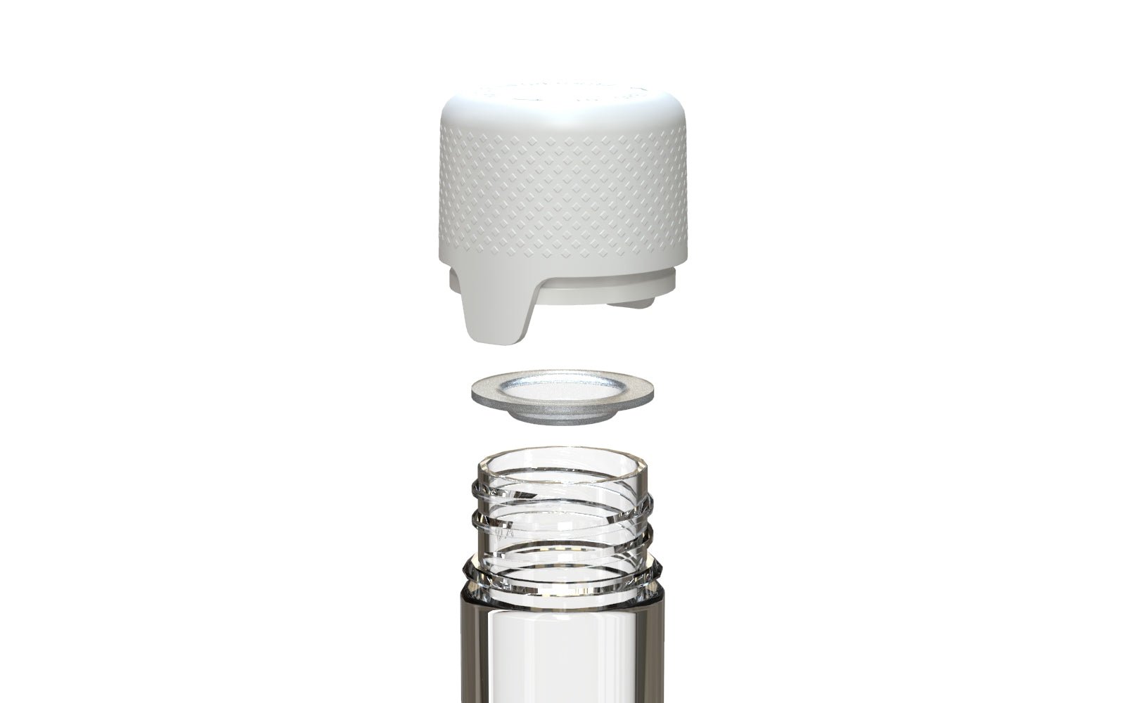 CHUBBY GORILLA | Child Resistant Clear Plastic Aviator Pre-Roll Tubes w/ White Cap | 25mm - 115mm - 400 Count