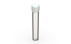 CHUBBY GORILLA | Child Resistant Clear Plastic Aviator Pre-Roll Tubes w/ White Cap | 25mm - 115mm - 400 Count
