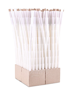 The Original Cones 109mm King Slim Size Bleached White Paper Pre Rolled Cones w/ Filter Tip 1000/Box
