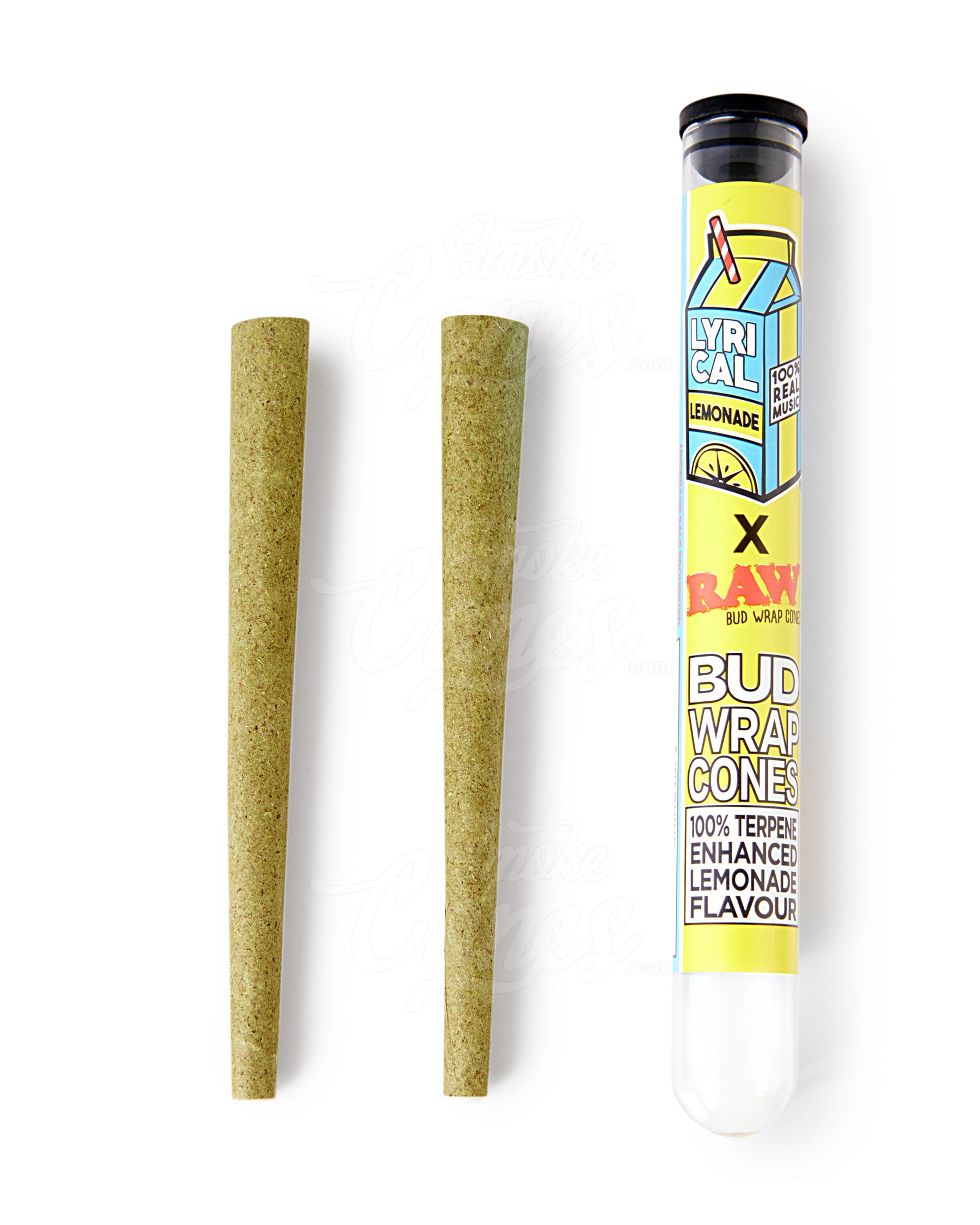 RAW x Lyrical Lemonade Terpene Organic Hemp Lemonade Blunt Wraps - 12/Box - 6