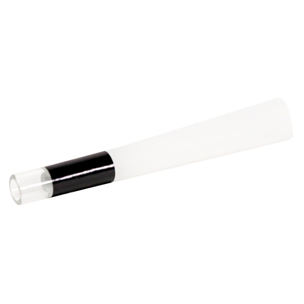 Custom Cones USA 90mm Pre Rolled Cones w/ Glass Filter Tip Refined White Paper 75/Box
