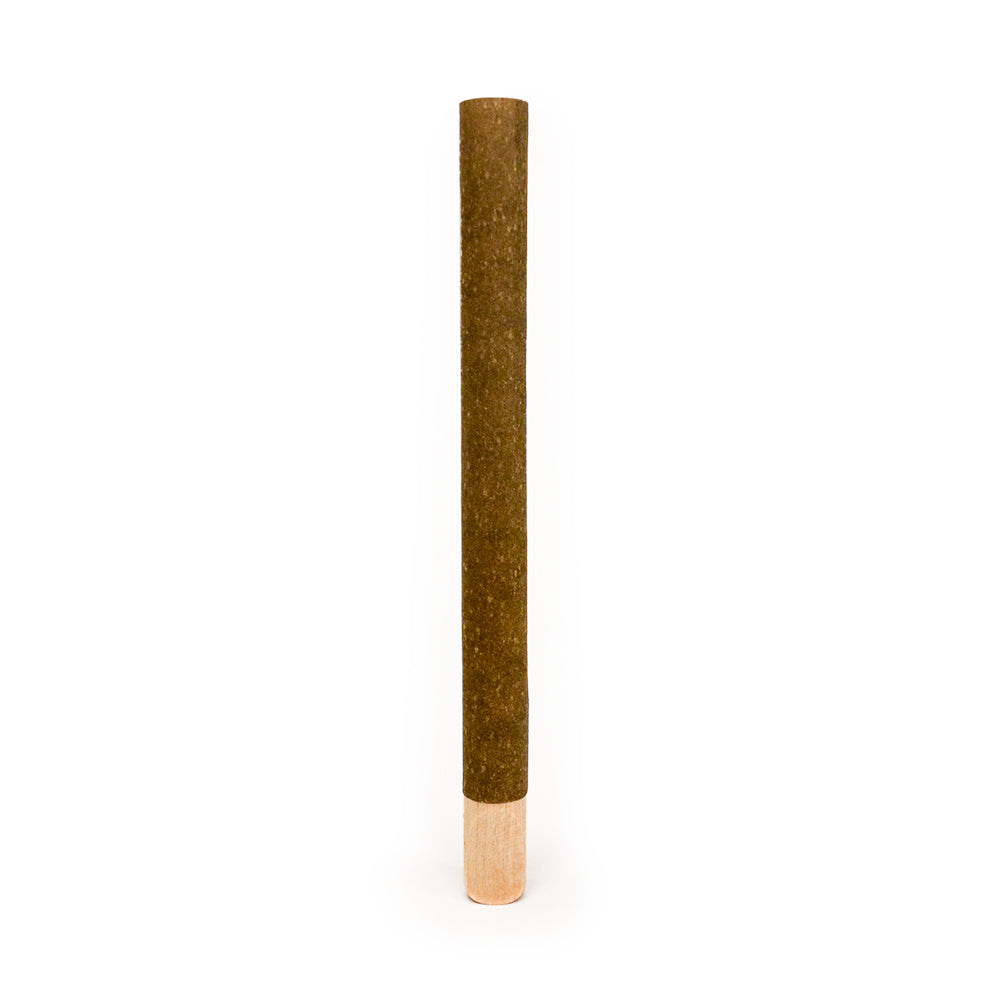 CUSTOM CONES USA | 109mm Pre-Rolled Tube Standard Brown Hemp Wrap with Natural Wood Tip | 109/30mm - 200 Count