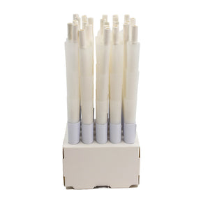 Custom Cones USA 90mm Pre Rolled Cones w/ Ceramic Filter Tip Refined White Paper 100/Box