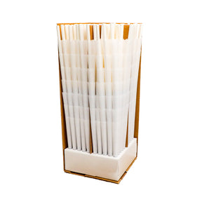 Custom Cones USA 120mm Pre Rolled Cones w/ Standard Filter Tip Refined White Paper 700/Box