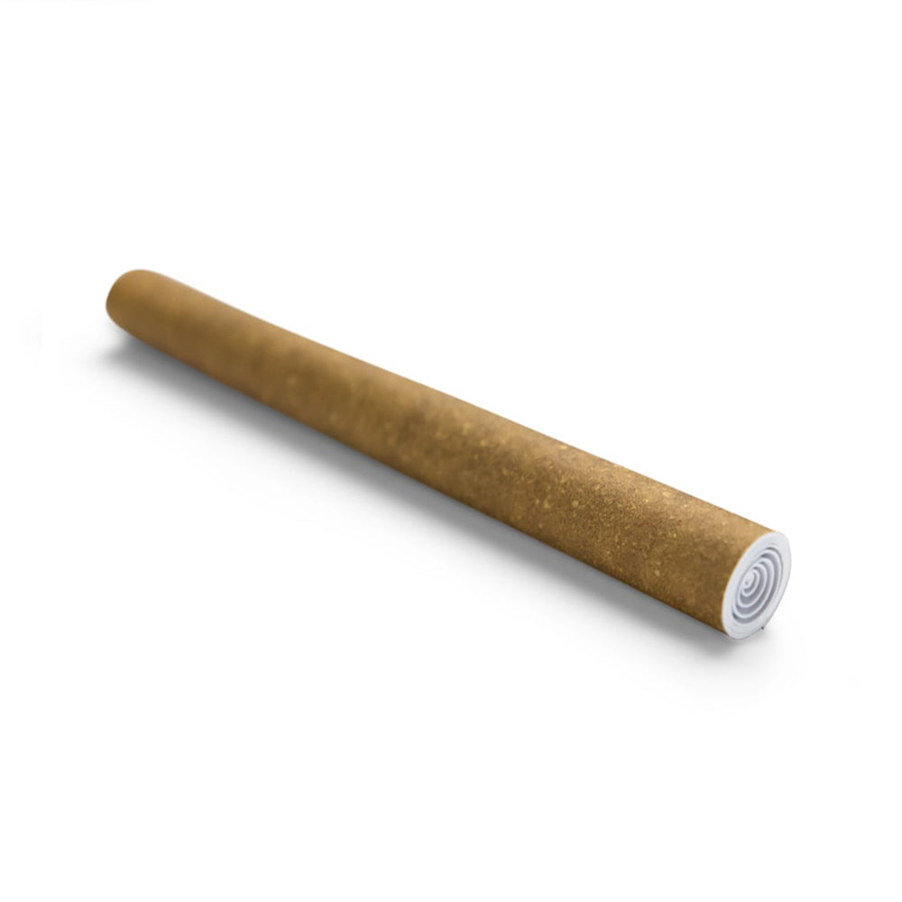 Custom Cones USA King Size 109mm Pre Rolled Tubes w/ Paper Filter Tip Brown Hemp Wrap 100/Box
