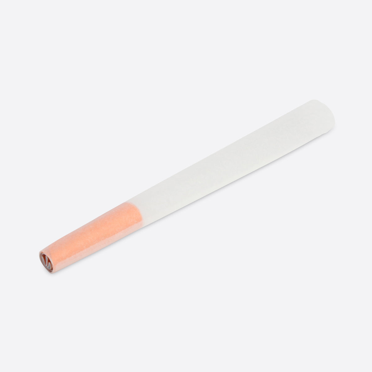 Custom Cones USA 1 1/4 Size 84mm Pre Rolled Cones w/ Orange Filter Tip Refined White Paper 900/Box