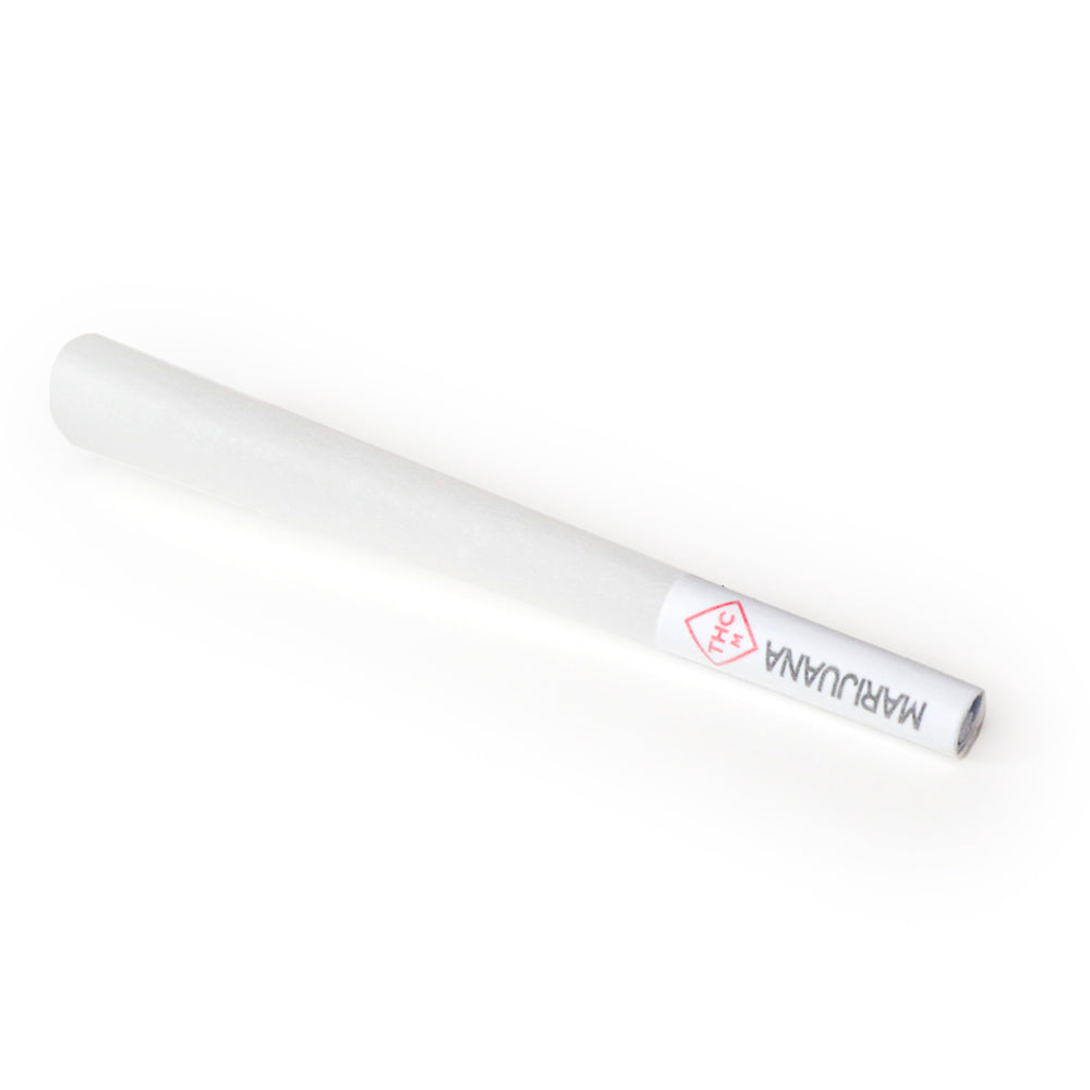Custom Cones USA 1 1/4 Size 84mm 'MI Compliant' Pre Rolled Cones w/ Standard Filter Tip Refined White Paper 900/Box