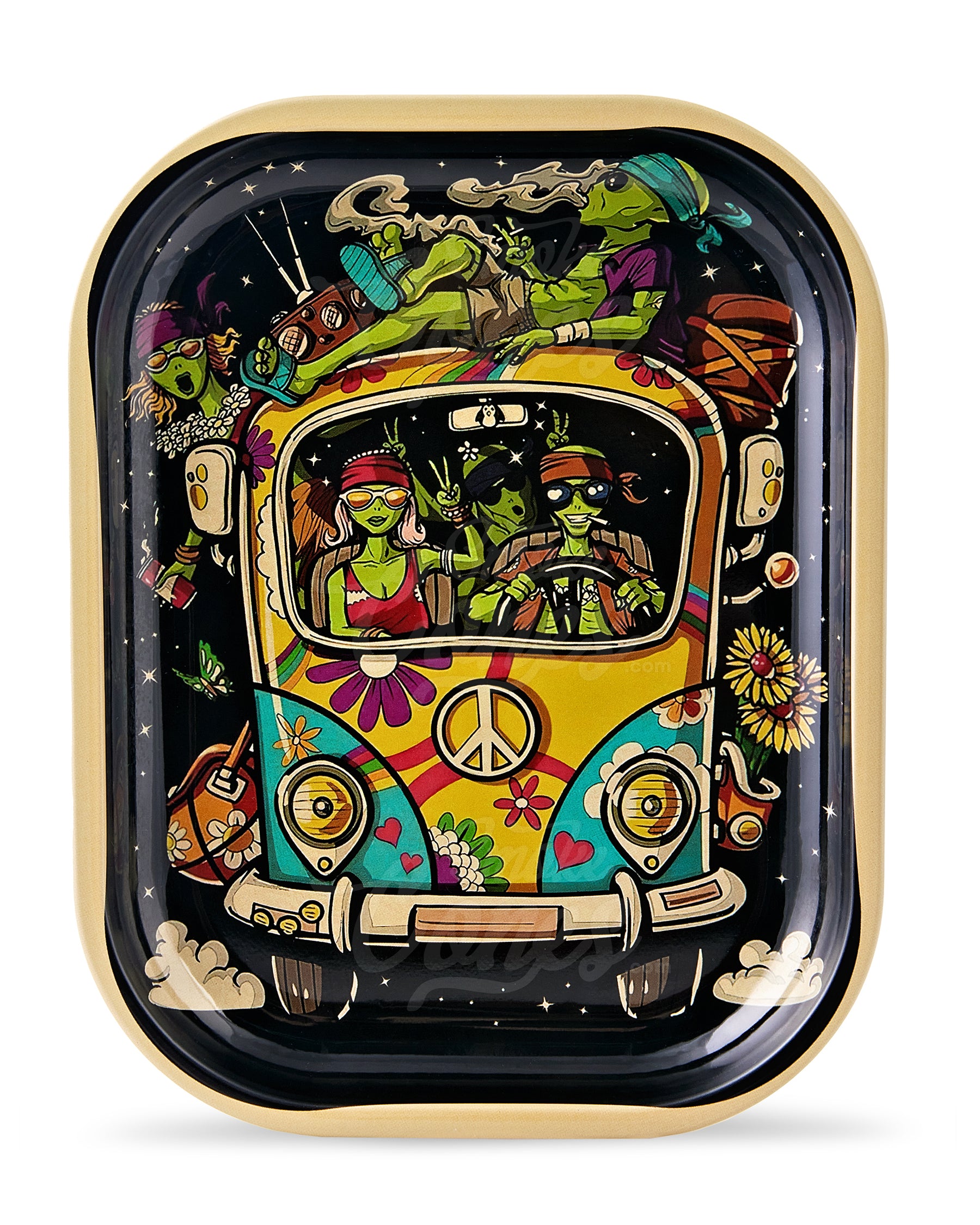 Alien Van Mini Rolling Tray w/ Magnetic Cover