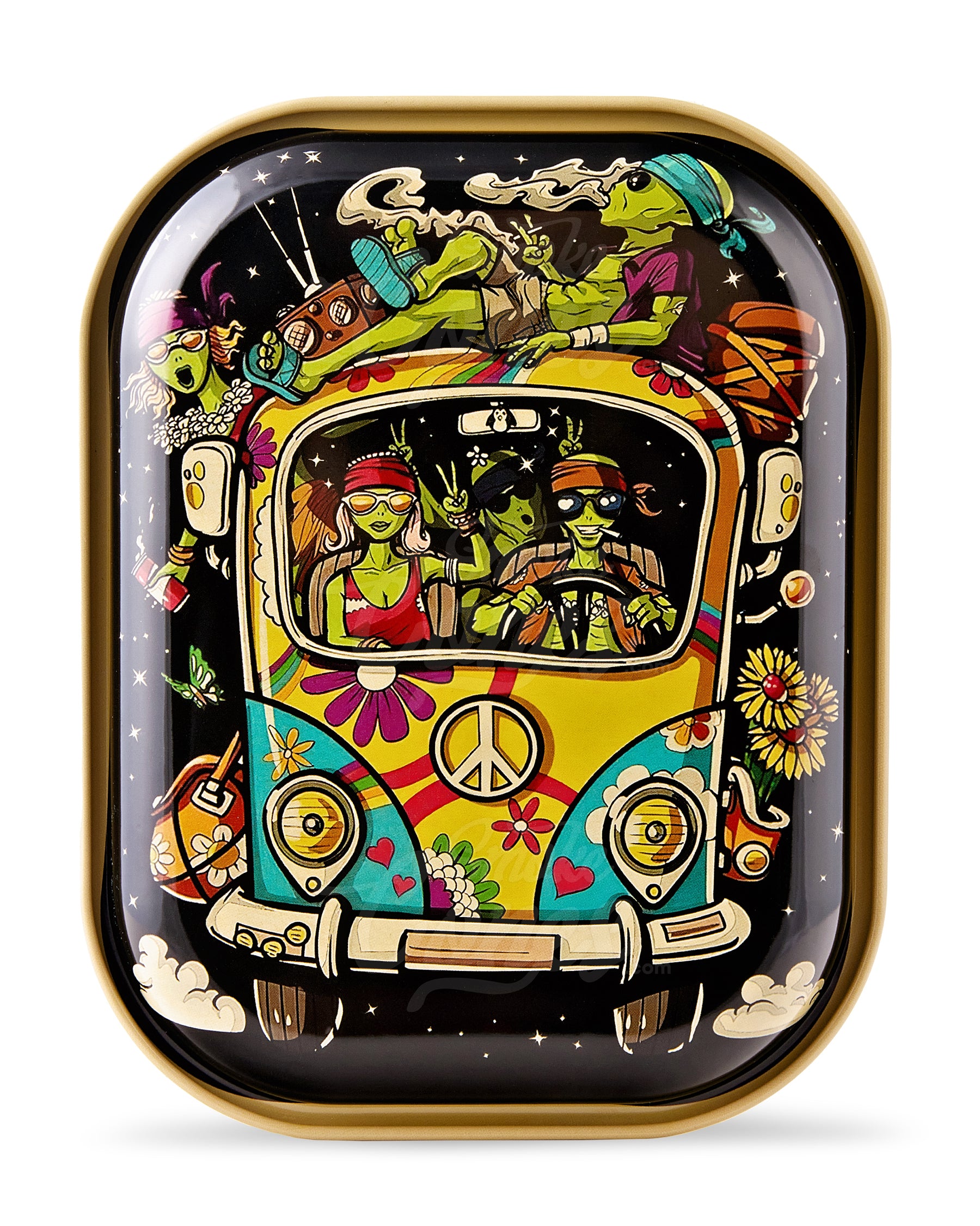 Alien Van Mini Rolling Tray w/ Magnetic Cover