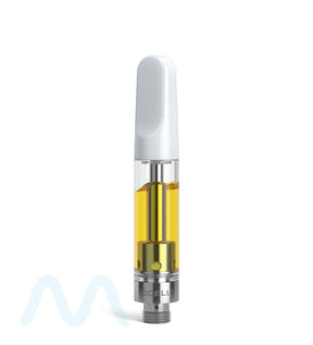 CCELL TH2 - SE Glass Vape Cartridge 1ml w/ Snap Fit White Plastic Mouthpiece Connection 100/Box - 5