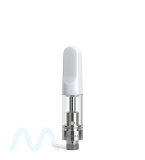 CCELL TH2 - SE Glass Vape Cartridge .5ml w/ Snap Fit White Plastic Mouthpiece Connection 100/Box - 1