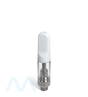 CCELL TH2 - SE Glass Vape Cartridge .5ml w/ Snap Fit White Plastic Mouthpiece Connection 100/Box - 2