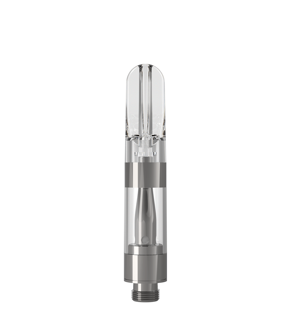 CCELL M6T - EVO Therma Plastic Vape Cartridge 0.5ml w/ Snap Fit Clear Barrel Plastic Mouthpiece Connection 100/Box - 1