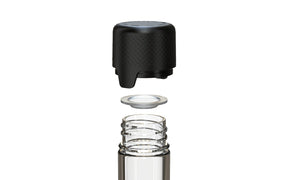 CHUBBY GORILLA | Child Resistant Clear Plastic Aviator Pre-Roll Tubes w/ Black Cap | 25mm - 115mm - 400 Count