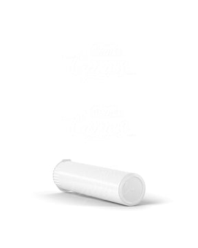 80mm Child Resistant Pop Top Opaque White Plastic Pre-Roll Tubes 1000/Box