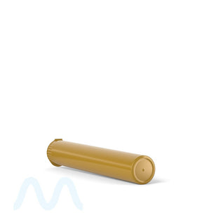 Child Resistant | King Size Pop Top Opaque Plastic Pre-Roll Tubes | 116mm - Gold - 1000 Count