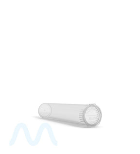 Child Resistant | Pop Top Plastic PCR Pre-Roll Tubes (Open) | 95mm - Clear - 1000 Count