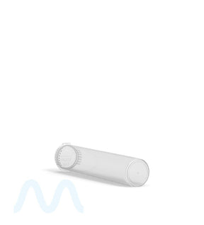 Child Resistant | Pop Top Plastic PCR Pre-Roll Tubes (Open) | 95mm - Clear - 1000 Count