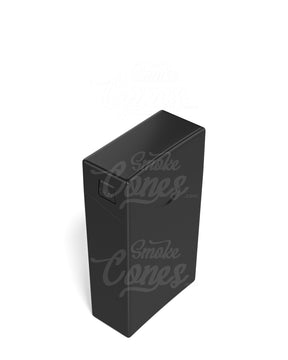 Child Resistant & Sustainable Biodegradable Pinch 'N Flip Edible & Pre-Roll Black Plastic Joint Case 100/Box - 10