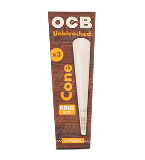 OCB King Size Pre Rolled Paper Cones Display Case - 5