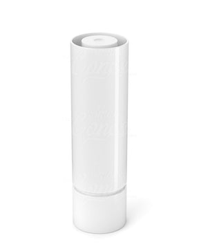 84mm Pollen Gear KAPSŪLA Child Resistant Push Down & Turn Plastic Caps for Vape Tube - White - 1450/Box