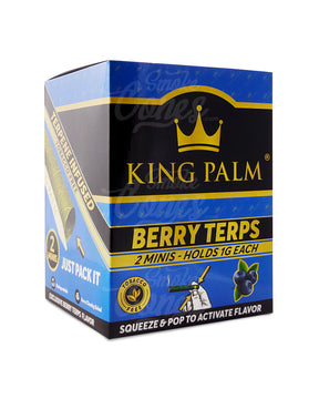 King Palm Berry Terps Flavored Mini Rolls 2 Packs 20/Box - 3