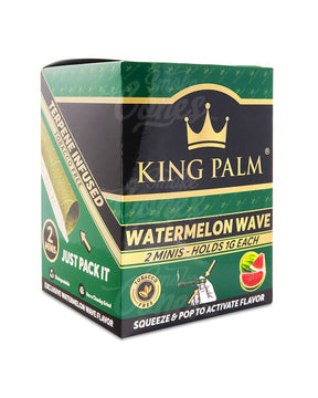 King Palm Watermelon Wave Flavored Mini Rolls 2 Packs 20/Box