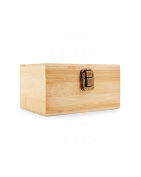 Fun Pipe Collage Wooden Latch Lock Stash Box w/ Accessories | 152mm - Wood - 3