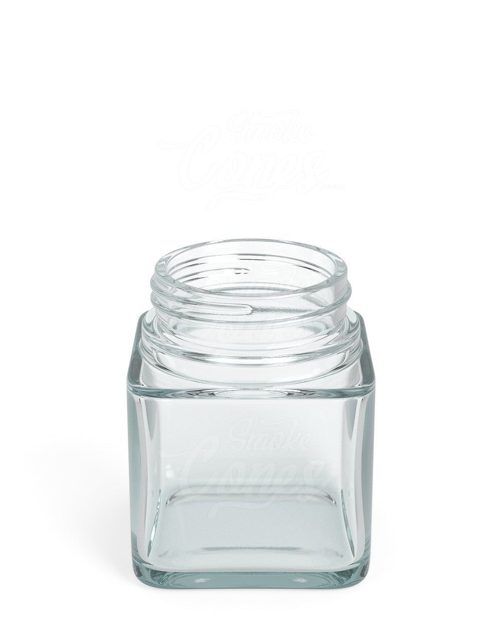 3oz Square Clear Glass Jars 80/Box - 1