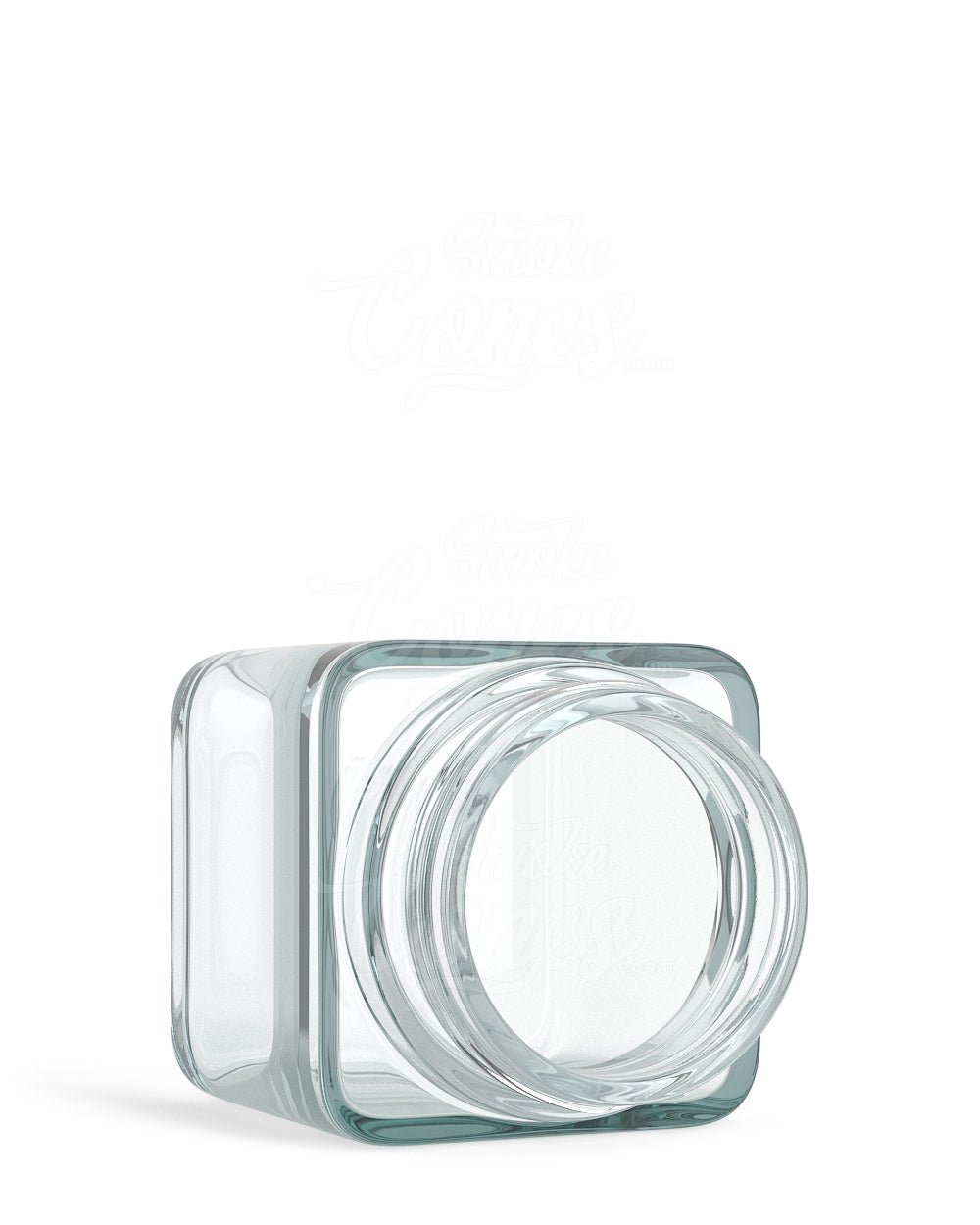 3oz Square Clear Glass Jars 80/Box - 3