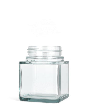 3oz Square Clear Glass Jars 80/Box - 8