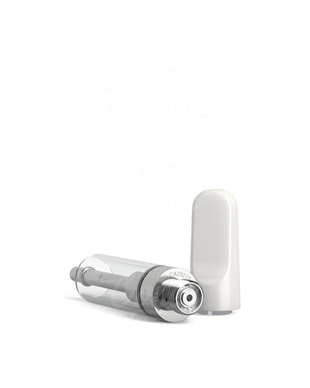 CCELL TH2 - SE Glass Vape Cartridge 1ml w/ Snap Fit White Ceramic Mouthpiece Connection 100/Box - 7