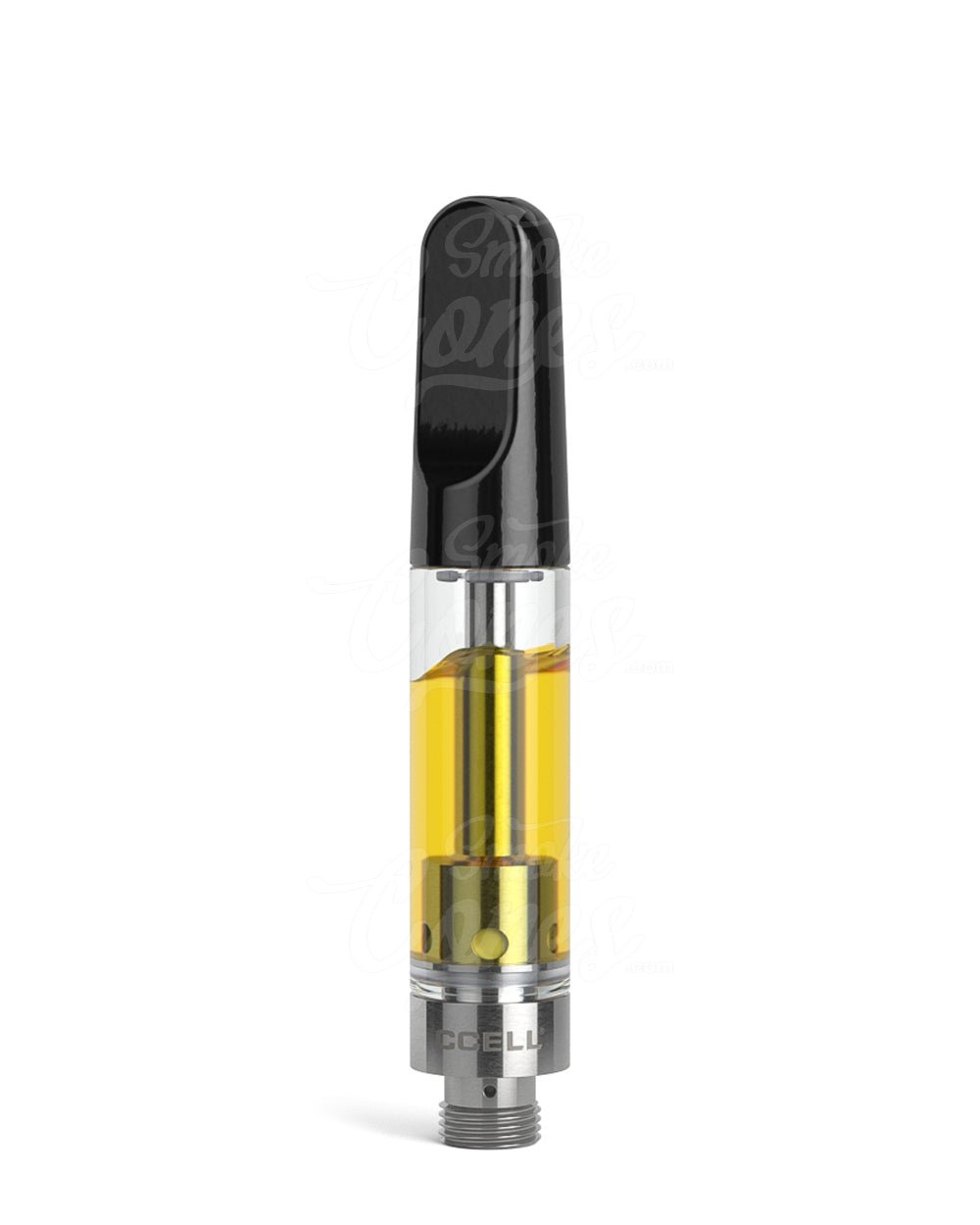 CCELL TH2 - SE Glass Vape Cartridge 1ml w/ Snap Fit Black Ceramic Mouthpiece Connection 100/Box - 5