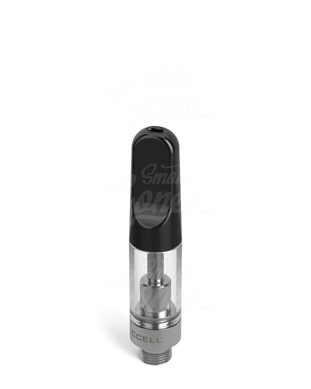 CCELL TH2 - SE Glass Vape Cartridge 0.5ml w/ Snap Fit Black Ceramic Mouthpiece Connection 100/Box - 2